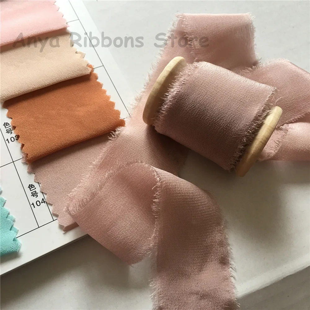 ins style 25mm 50mm 5mts/roll(woodenspools)100% Pure Silk Frayed Edge Ribbon for wedding packaging pure silk ribbon
ins style 25mm 50mm 5mts/roll(woodenspools)100% Pure Silk Frayed Edge Ribbon for wedding packaging pure silk ribbon