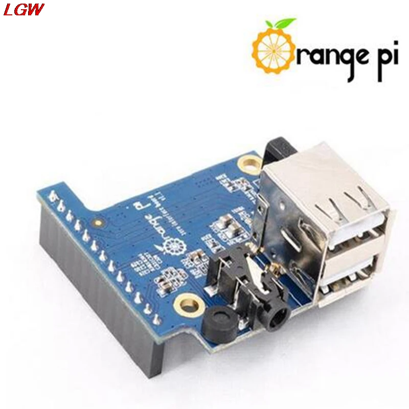 Orange Pi adapter board 2 USB 2.0 special expansion card for Orange Pi Zero PC IO microphone USB AHS
Orange Pi adapter board 2 USB 2.0 special expansion card for Orange Pi Zero PC IO microphone USB AHS
