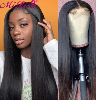 Straight Lace Front Human Hair Wigs For Black Women Mi Lisa 13x6 Transparent HD Lace Frontal Wig 150 Density Brazilian Remy Hair
Straight Lace Front Human Hair Wigs For Black Women Mi Lisa 13x6 Transparent HD Lace Frontal Wig 150 Density Brazilian Remy Hair