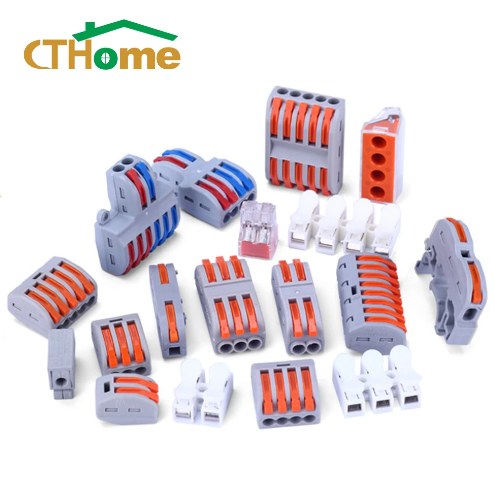 5/10/15/20/25pcs Mini Fast Wire and cable Connectors General purpose Compact conductor spring-jointed plug push-in terminal
5/10/15/20/25pcs Mini Fast Wire and cable Connectors General purpose Compact conductor spring-jointed plug push-in terminal