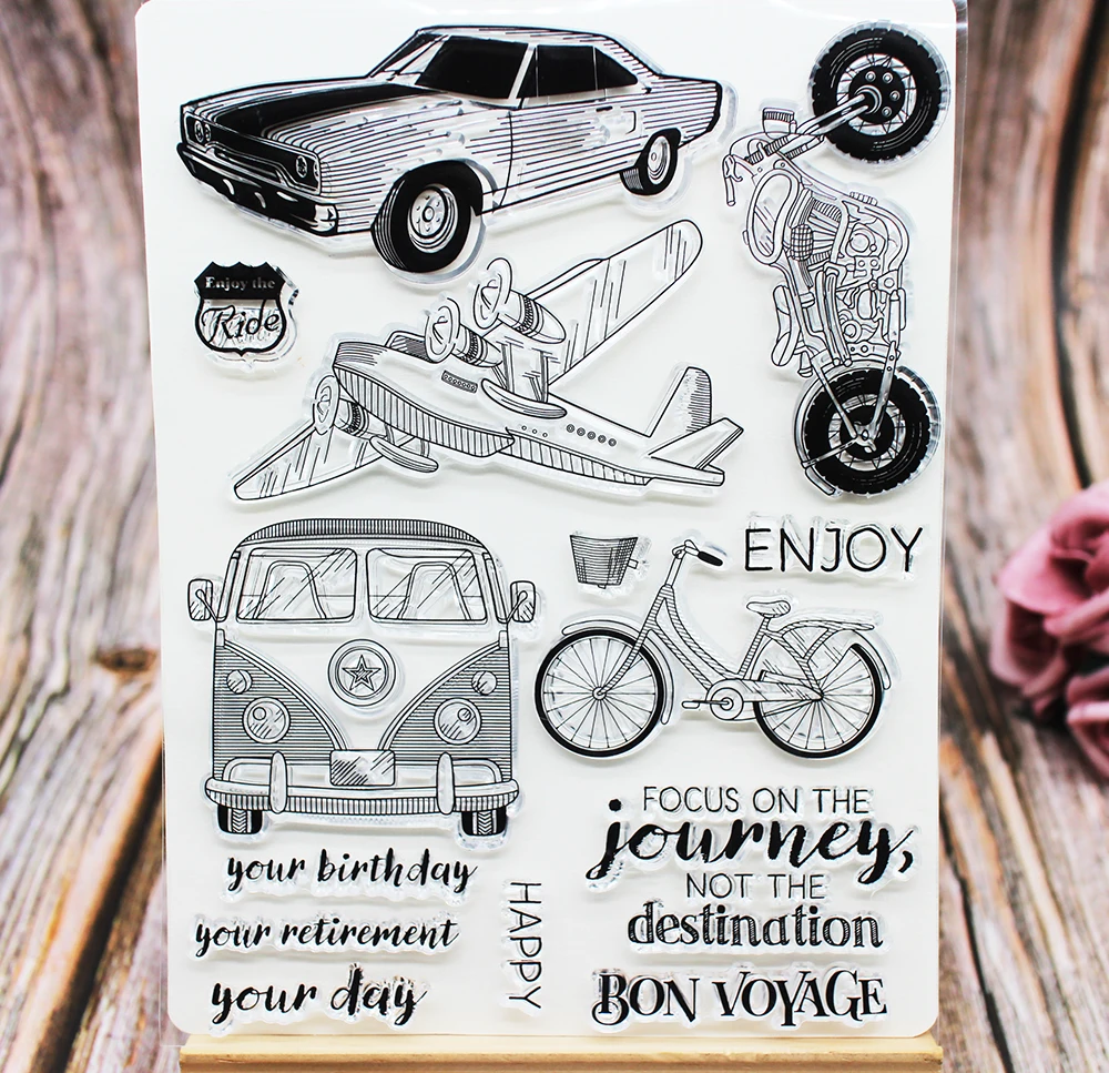 2019 new clear stamps Journey/travel Transparent Clear Stamp/Seal for DIY scrapbooking photo/album card craft Decorative
2019 new clear stamps Journey/travel Transparent Clear Stamp/Seal for DIY scrapbooking photo/album card craft Decorative