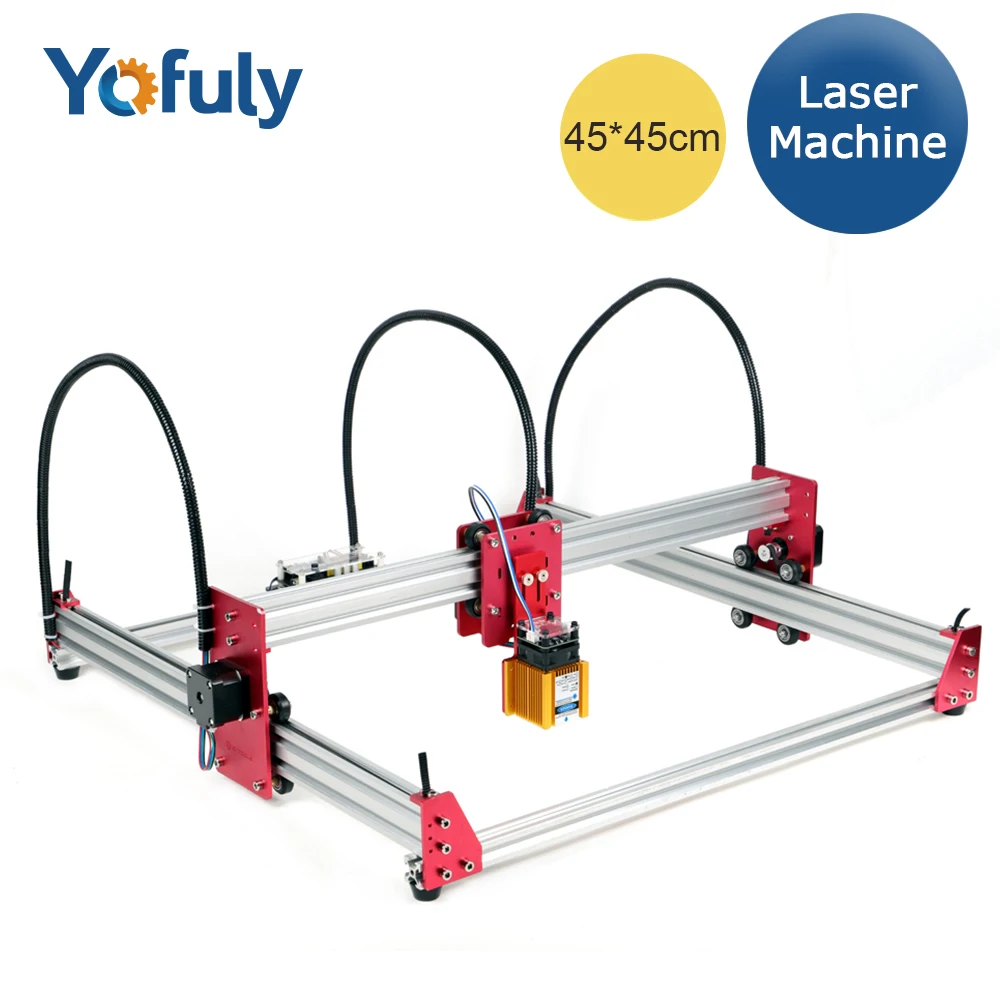 5500mW/15W DIY Laser Engraver Machine 45*45 Engraving Machine 2Axis Wood Router Mini Marking Machine Laser Cutter Printer
5500mW/15W DIY Laser Engraver Machine 45*45 Engraving Machine 2Axis Wood Router Mini Marking Machine Laser Cutter Printer