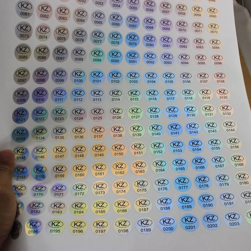 Adhesive PVC material serial number hologram printing sticker hologram security sticker
Adhesive PVC material serial number hologram printing sticker hologram security sticker