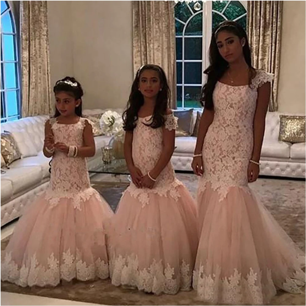Lace Kids Formal Wear Baby Children Party Dress Girls Pageant Birthday Christmas Scoop Sleeveless Custom Flower Girls Dresses
Lace Kids Formal Wear Baby Children Party Dress Girls Pageant Birthday Christmas Scoop Sleeveless Custom Flower Girls Dresses
