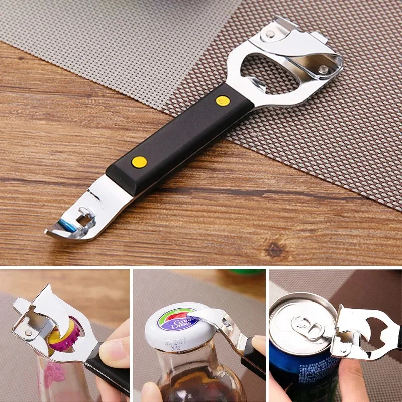 Can Opener Stainless Steel Unique Kitchen Tools Household Beer Bottle Opener Open Bottle Starter Cans Drink Bottle Opener
Can Opener Stainless Steel Unique Kitchen Tools Household Beer Bottle Opener Open Bottle Starter Cans Drink Bottle Opener