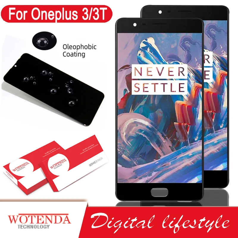 New OLED / Original AMOLED 5.5'' Display Replacement For Oneplus 3 3T LCD Touch Screen OnePlus A3000 Panel | Мобильные