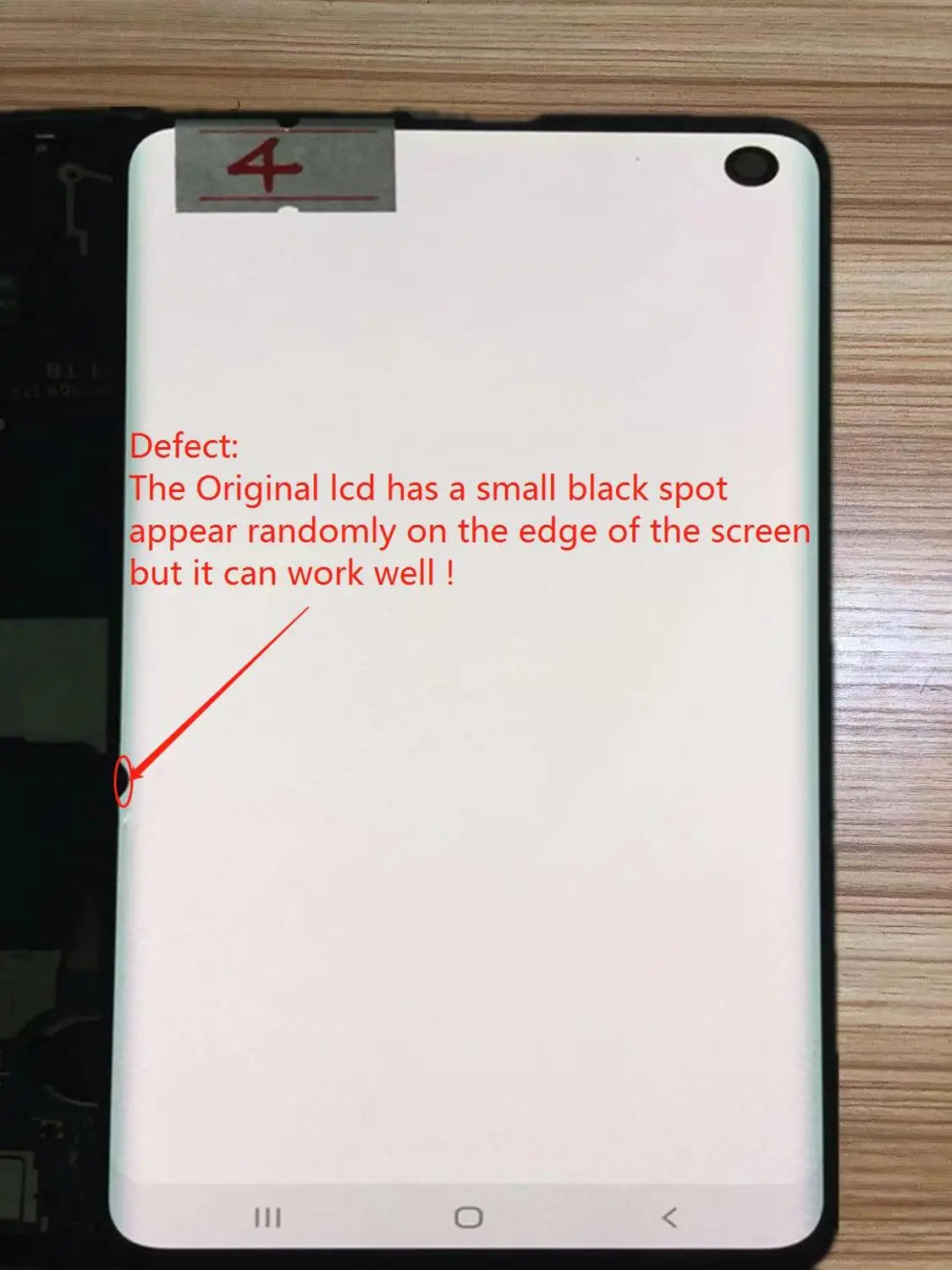 With a small Black Dot Original Amoled Screen For Samsung Galaxy S10 G973U G973F G973A G973V LCD Display+Touch Screen Assembly
With a small Black Dot Original Amoled Screen For Samsung Galaxy S10 G973U G973F G973A G973V LCD Display+Touch Screen Assembly