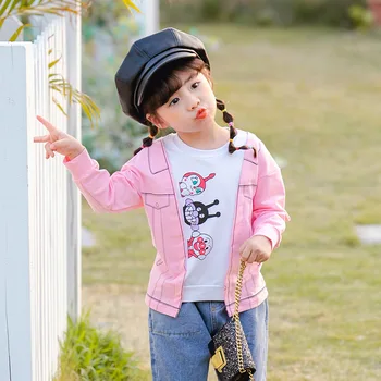 2020 Spring Autumn Girls T Shirt Cotton Tops For Kids Two fake Children Shirts Long Sleeve Baby Blouse Toddler Cartoon Clothing
2020 Spring Autumn Girls T Shirt Cotton Tops For Kids Two fake Children Shirts Long Sleeve Baby Blouse Toddler Cartoon Clothing