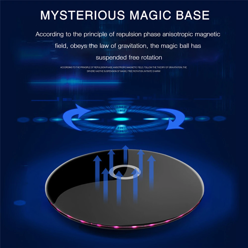 DJYG Levitation Bluetooth Speaker Levitating speaker Floating Maglev Wireless Magnetic suspension Rotation Led light Subwoofer DJYG Levitation Bluetooth Speaker Levitating speaker Floating Maglev Wireless Magnetic suspension Rotation Led light Subwoofer
