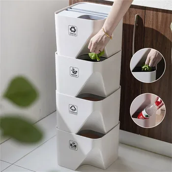 Creative Kitchen Collapsible Trash Can Stackable Mini Recycle Bin Stacked Sorting Dustbin Garbage Bin Square Without Lid Storage
Creative Kitchen Collapsible Trash Can Stackable Mini Recycle Bin Stacked Sorting Dustbin Garbage Bin Square Without Lid Storage