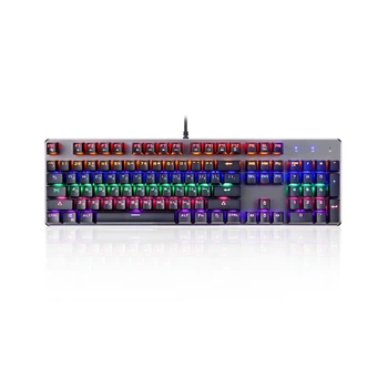K73 USB Mechanical Keyboard 104 Keys Blue Switch Gaming Keyboards for Tablet Desktop(Russian Version)
K73 USB Mechanical Keyboard 104 Keys Blue Switch Gaming Keyboards for Tablet Desktop(Russian Version)