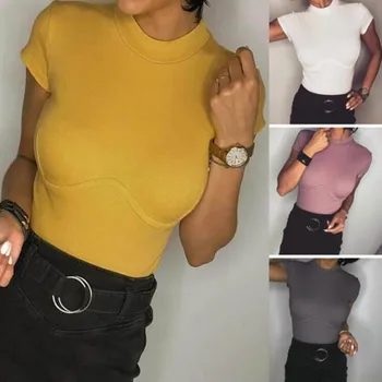 Women Slim Fit Solid Color Short Sleeve Shirt Top Ladies O-Neck Loose футболка женская майка женская ropa mujer рубашка женская
Women Slim Fit Solid Color Short Sleeve Shirt Top Ladies O-Neck Loose футболка женская майка женская ropa mujer рубашка женская