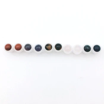 20pcs 7*10mm Replacement Natural Gemstone Roller Ball for Thin Glass Roll Accessories Perfume Essential Oils Vial
20pcs 7*10mm Replacement Natural Gemstone Roller Ball for Thin Glass Roll Accessories Perfume Essential Oils Vial