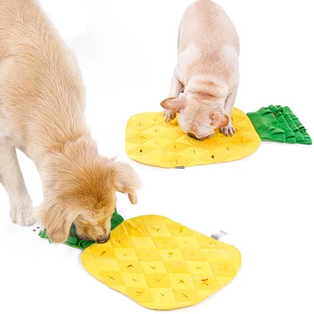 Pet Dog Pineapple Hidden Food Sniffing Mat Dog Work Searching Pad For Training Natural Smelling Skills Preventing Damage To Furn
Pet Dog Pineapple Hidden Food Sniffing Mat Dog Work Searching Pad For Training Natural Smelling Skills Preventing Damage To Furn