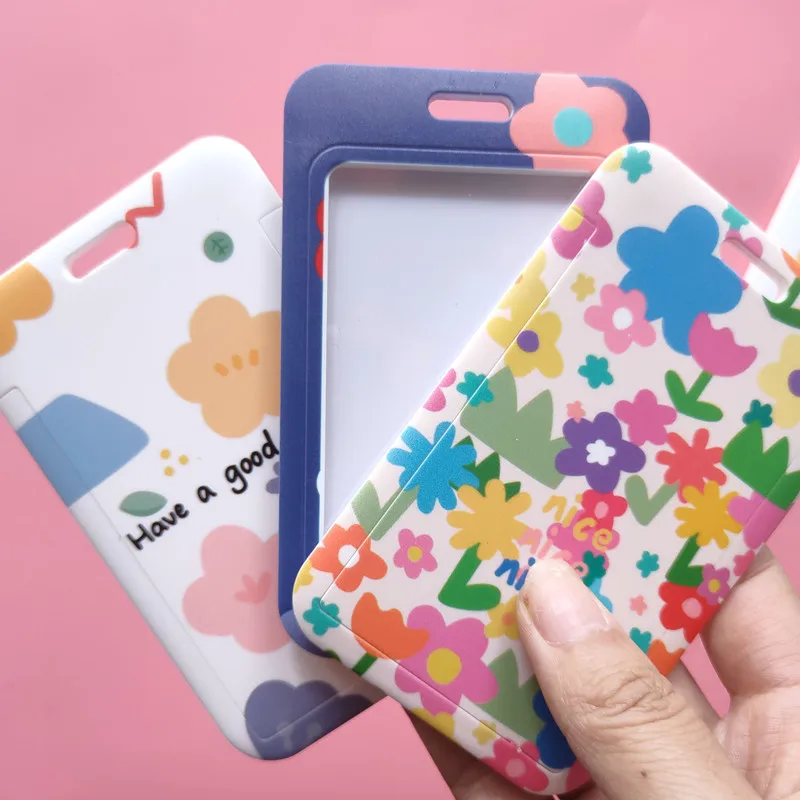 Flowers Belt Keychain Badge Work Card Holder for Company Staff Employee ID Name Tag Cover Case Girls Bus Pass Access Card Sleeve
Flowers Belt Keychain Badge Work Card Holder for Company Staff Employee ID Name Tag Cover Case Girls Bus Pass Access Card Sleeve