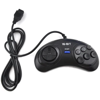 Game Accessories 2pcs Game controller for SEGA Genesis for 16 bit handle controller 6 Button 9 pin Gamepad for SEGA MD
Game Accessories 2pcs Game controller for SEGA Genesis for 16 bit handle controller 6 Button 9 pin Gamepad for SEGA MD