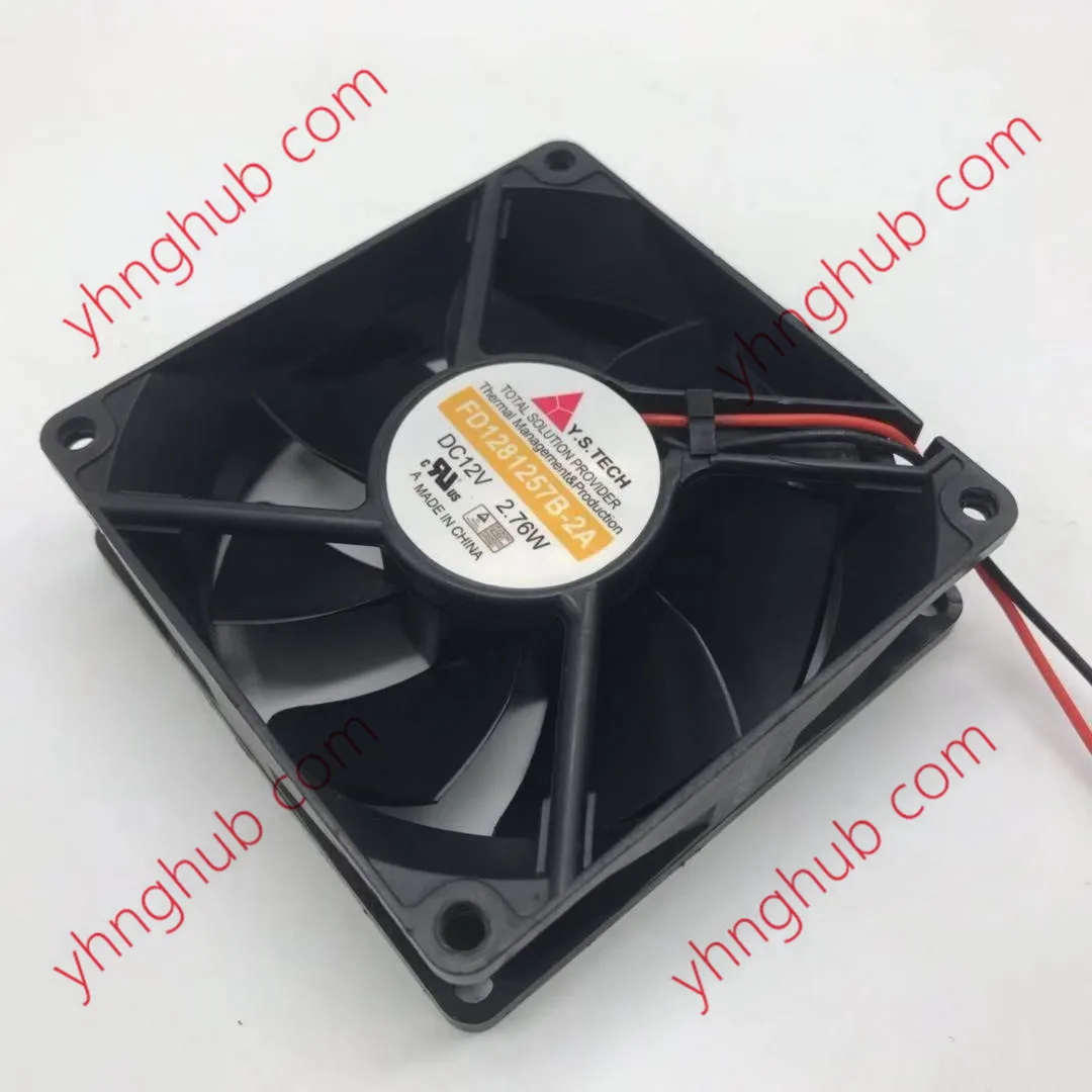 Двухпроводной охлаждающий вентилятор для сервера Y.S TECH FD1281257B-2A DC 12 В 2,76 Вт 80x80x25 мм
Двухпроводной охлаждающий вентилятор для сервера Y.S TECH FD1281257B-2A DC 12 В 2,76 Вт 80x80x25 мм