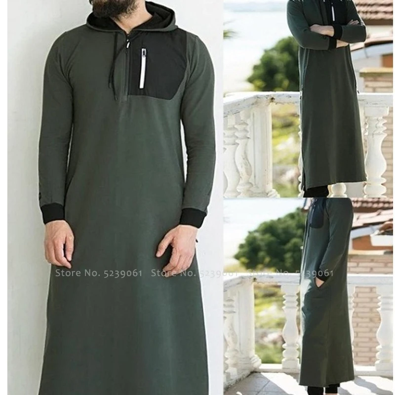 Abaya Men Arabic Long Sleeve Hoodies Muslim Dress Kaftan Saudi Arabia Islamic Clothing Men Pakistan Ethnic Thobe Jubba Robe Tops
Abaya Men Arabic Long Sleeve Hoodies Muslim Dress Kaftan Saudi Arabia Islamic Clothing Men Pakistan Ethnic Thobe Jubba Robe Tops