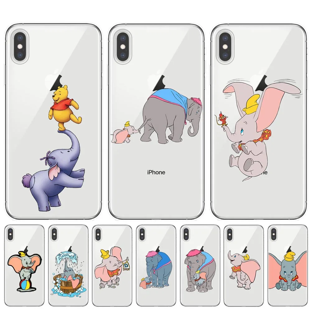Cartoon Disneys Flying Elephant Dumbo Silicone Cover for iPhone Xr Xs MAX 8 8Plus 7 7Plus 6 6S Plus 5 5S SE Coque TPU Soft Case
Cartoon Disneys Flying Elephant Dumbo Silicone Cover for iPhone Xr Xs MAX 8 8Plus 7 7Plus 6 6S Plus 5 5S SE Coque TPU Soft Case