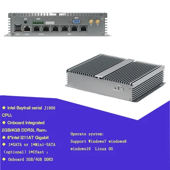 2019 newest Cerelon J1900 CPU Quad core Firewall & security networking embedded computer 6 lan Port mini pc
2019 newest Cerelon J1900 CPU Quad core Firewall & security networking embedded computer 6 lan Port mini pc