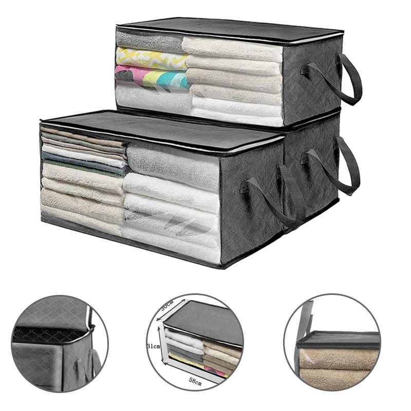 3/5Pcs Portable Container Storage Box Clothes Blanket Quilt Closet Box Bag Folding Storage Organization Moisture-proof Luggage
3/5Pcs Portable Container Storage Box Clothes Blanket Quilt Closet Box Bag Folding Storage Organization Moisture-proof Luggage