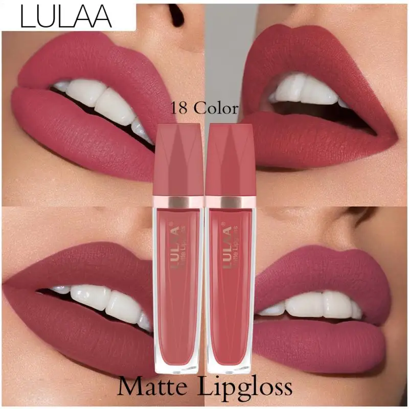 LULAA Lip Gloss Glaze Matte Velvet Long Lasting Flash Pearlescent Lip Tint Moisturizing Lipstick Lip Makeup Cosmetics TSLM2
LULAA Lip Gloss Glaze Matte Velvet Long Lasting Flash Pearlescent Lip Tint Moisturizing Lipstick Lip Makeup Cosmetics TSLM2