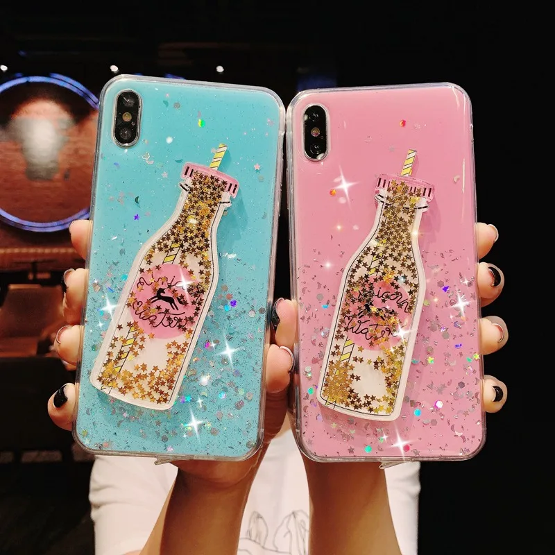 Luxury epoxy golden glitter drink bottle mobile phone back cover For iPhone x xs max xr cases 11 pro max 7 8 6s plus phone case
Luxury epoxy golden glitter drink bottle mobile phone back cover For iPhone x xs max xr cases 11 pro max 7 8 6s plus phone case