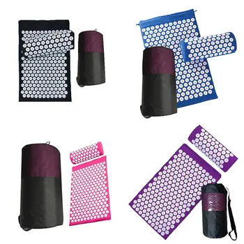 Massager Cushion Massage Yoga Mat Acupressure Relieve Stress Back Body Pain Spike Mat Acupuncture Massage Yoga Mat with Pillow
Massager Cushion Massage Yoga Mat Acupressure Relieve Stress Back Body Pain Spike Mat Acupuncture Massage Yoga Mat with Pillow