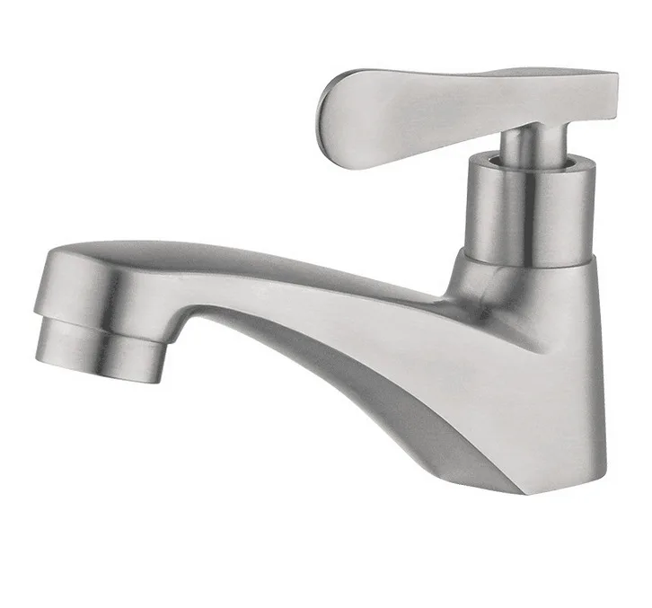 Hot Selling Bulk 304 Stainless Steel Single Cold Faucet Basin Faucet Wash Basin Faucet Wholesale
Hot Selling Bulk 304 Stainless Steel Single Cold Faucet Basin Faucet Wash Basin Faucet Wholesale