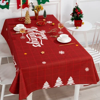 Nordic Cotton Linen Table Cover Christmas Table Cloth Reindeer Printed Red Tablecloth Thick Table Cloth Rectangular Xmas Decor
Nordic Cotton Linen Table Cover Christmas Table Cloth Reindeer Printed Red Tablecloth Thick Table Cloth Rectangular Xmas Decor