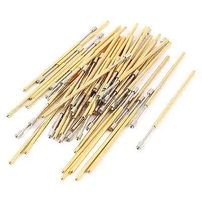 

50 Pieces PL75-A2 1.3mm Concave Tip Spring PCB Testing Contact Probes Pin