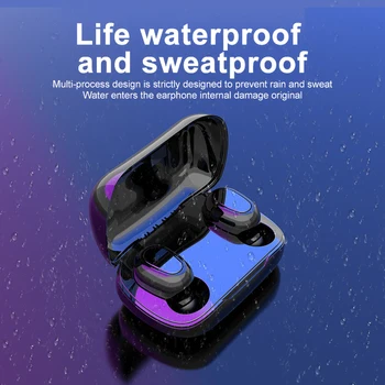 L21 TWS Bluetooth 5.0 Earphone Wireless Earbuds Headsets Dual Earbuds Bass Sound for Huawei Xiaomi Iphone Samsung Mobile Phones
L21 TWS Bluetooth 5.0 Earphone Wireless Earbuds Headsets Dual Earbuds Bass Sound for Huawei Xiaomi Iphone Samsung Mobile Phones