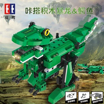 Technology Induction building blocks toy building blocks crocodile super 2 in 1 remote control dinosaur sound function enlighten
Technology Induction building blocks toy building blocks crocodile super 2 in 1 remote control dinosaur sound function enlighten