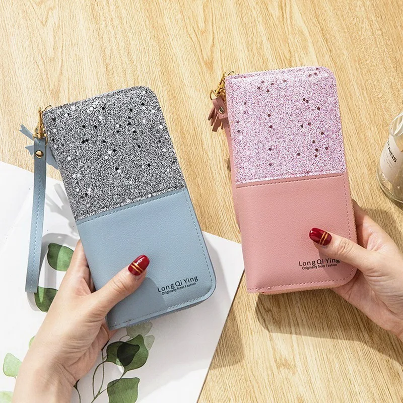 New Wallet Long Section Women Zipper Wallet Female Student Korean Stitching Contrast Color Tassel Wild Card Bag Mobile Phone Bag
New Wallet Long Section Women Zipper Wallet Female Student Korean Stitching Contrast Color Tassel Wild Card Bag Mobile Phone Bag
