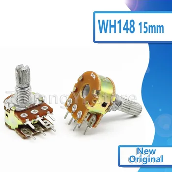 5pcs B1K B2K B5K B10K B20K B50K B100K B250K B500K B1M 15MM 6Pin Shaft WH148 Potentiometer 1K 2K 5K 10K 20K 50K 100K 500K 1M
5pcs B1K B2K B5K B10K B20K B50K B100K B250K B500K B1M 15MM 6Pin Shaft WH148 Potentiometer 1K 2K 5K 10K 20K 50K 100K 500K 1M