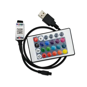 USB cable strip bluetooth 4.0G led strip RGB controller Mobile App smart music controller DC5V-24V Android IOS operation
USB cable strip bluetooth 4.0G led strip RGB controller Mobile App smart music controller DC5V-24V Android IOS operation