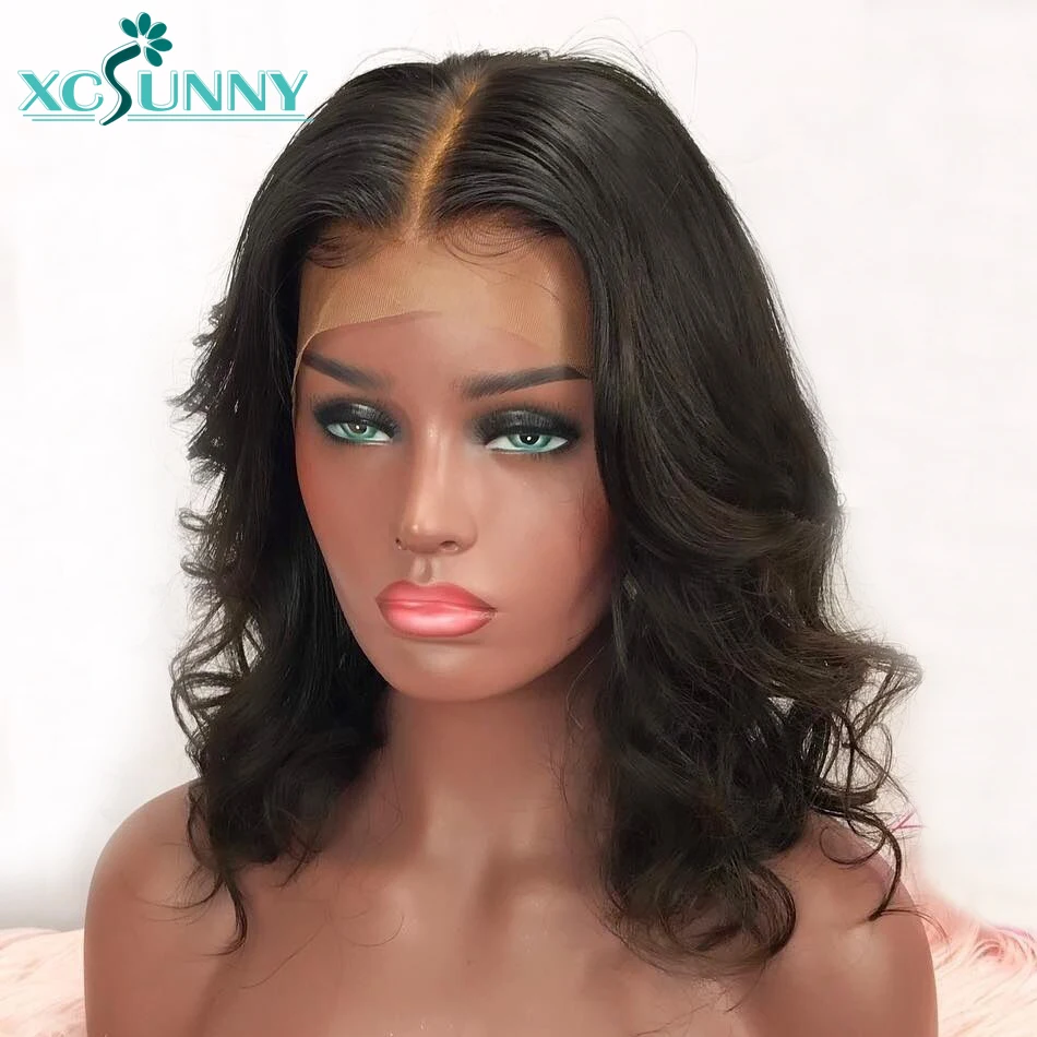 13x6 Lace Front Fake Scalp Human Hair Wigs Brazilian Remy Hair Short Bob Lace Wig Pre plucked Natural Wave xcsunny
13x6 Lace Front Fake Scalp Human Hair Wigs Brazilian Remy Hair Short Bob Lace Wig Pre plucked Natural Wave xcsunny