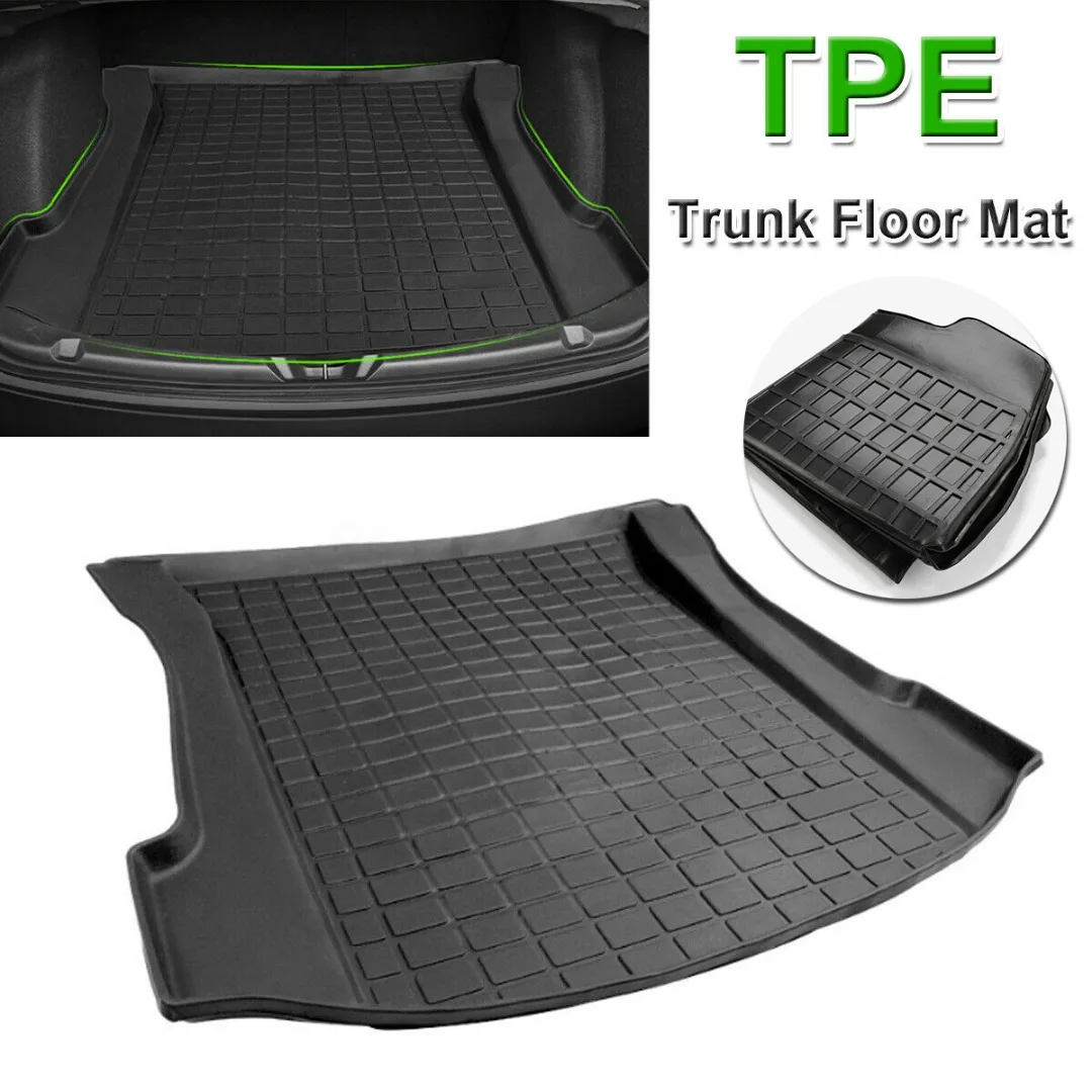 Mayitr 1pc Black Trunk Floor Durable TPE Mat Cargo Liner Rear Cargo Tray For Tesla Model 3 Accessories Parts
Mayitr 1pc Black Trunk Floor Durable TPE Mat Cargo Liner Rear Cargo Tray For Tesla Model 3 Accessories Parts