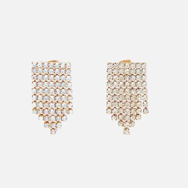 Trendy Tassel Glass Crystal ZA Drop Earrings for Women New Bohemia Statement Temperament Earrings Wedding Party Creative Gifts
Trendy Tassel Glass Crystal ZA Drop Earrings for Women New Bohemia Statement Temperament Earrings Wedding Party Creative Gifts