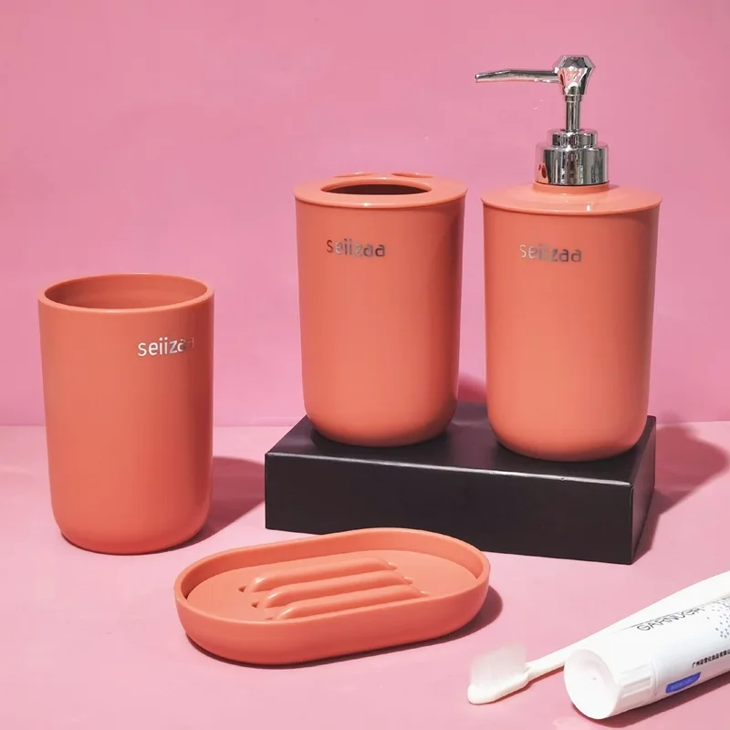 Creative Toiletry Set Toothbrush Cup Toothbrush Holder Light Luxury Soap Bottle Modern Bathroom Accessories Set Wc Accessories
Creative Toiletry Set Toothbrush Cup Toothbrush Holder Light Luxury Soap Bottle Modern Bathroom Accessories Set Wc Accessories