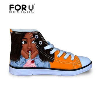 FORUDESIGNS Black Art African Girls Print Flat Shoes for Kids High-top Canvas Shoes Children Kawaii Working Shoes Toddler Girls
FORUDESIGNS Black Art African Girls Print Flat Shoes for Kids High-top Canvas Shoes Children Kawaii Working Shoes Toddler Girls