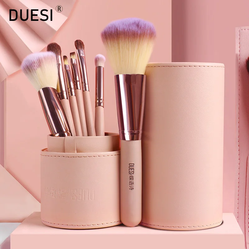 DUESI 8pcs/Barrel Pink Color Makeup Brushes Set Professional Blush Eyeshadow Eyebrow Highlighter Foundation Make Up Brush Tools
DUESI 8pcs/Barrel Pink Color Makeup Brushes Set Professional Blush Eyeshadow Eyebrow Highlighter Foundation Make Up Brush Tools