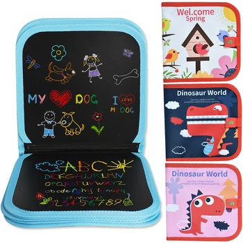 2020 Pvc Kid's Portable Soft Chalk Board Painting Book Draw Board With Water Chalk Coloring Book Diy Blackboard Painting DS29
2020 Pvc Kid's Portable Soft Chalk Board Painting Book Draw Board With Water Chalk Coloring Book Diy Blackboard Painting DS29
