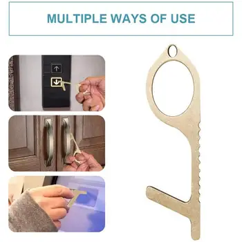 Hygiene No-Touch Hand Antibacterial Metal EDC Door Opener Multifunctional Keychain Quarantine Virus Aluminum Alloy Hand Tool
Hygiene No-Touch Hand Antibacterial Metal EDC Door Opener Multifunctional Keychain Quarantine Virus Aluminum Alloy Hand Tool