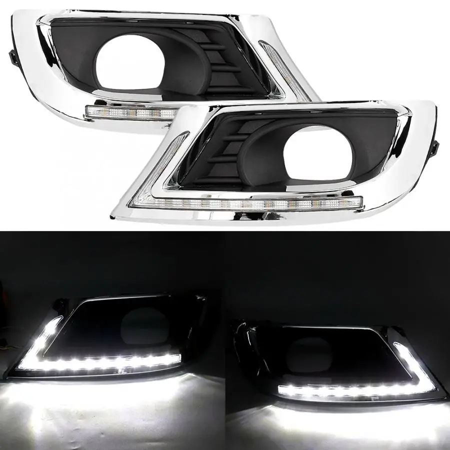 Bulbs 1 Pair 3-Color LED Daytime Running Light Turn Signal Lamp Fit for Toyota Camry 2009-2011 Car Interior Light automobiles
Bulbs 1 Pair 3-Color LED Daytime Running Light Turn Signal Lamp Fit for Toyota Camry 2009-2011 Car Interior Light automobiles