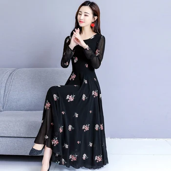 Spring and Autumn 2020 New Mrs. Broken Flower Chiffon Dress Knee-length
Spring and Autumn 2020 New Mrs. Broken Flower Chiffon Dress Knee-length