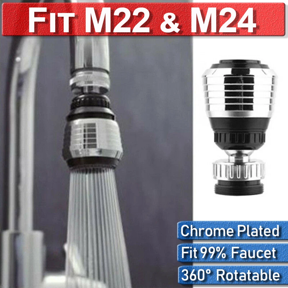 Swivel Filter 360° Rotate Nozzle Adapter Aerator Faucet Adapter Swivel End Extender Bubbler Diffuser Faucet Water Saving D30
Swivel Filter 360° Rotate Nozzle Adapter Aerator Faucet Adapter Swivel End Extender Bubbler Diffuser Faucet Water Saving D30