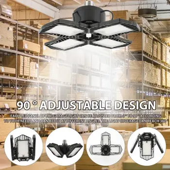 LED Garage Light 360 Degrees Deformable Ceiling Light For Home Indoor For Garage Workshop Folding Three-Leaf Deformation Lamp
LED Garage Light 360 Degrees Deformable Ceiling Light For Home Indoor For Garage Workshop Folding Three-Leaf Deformation Lamp