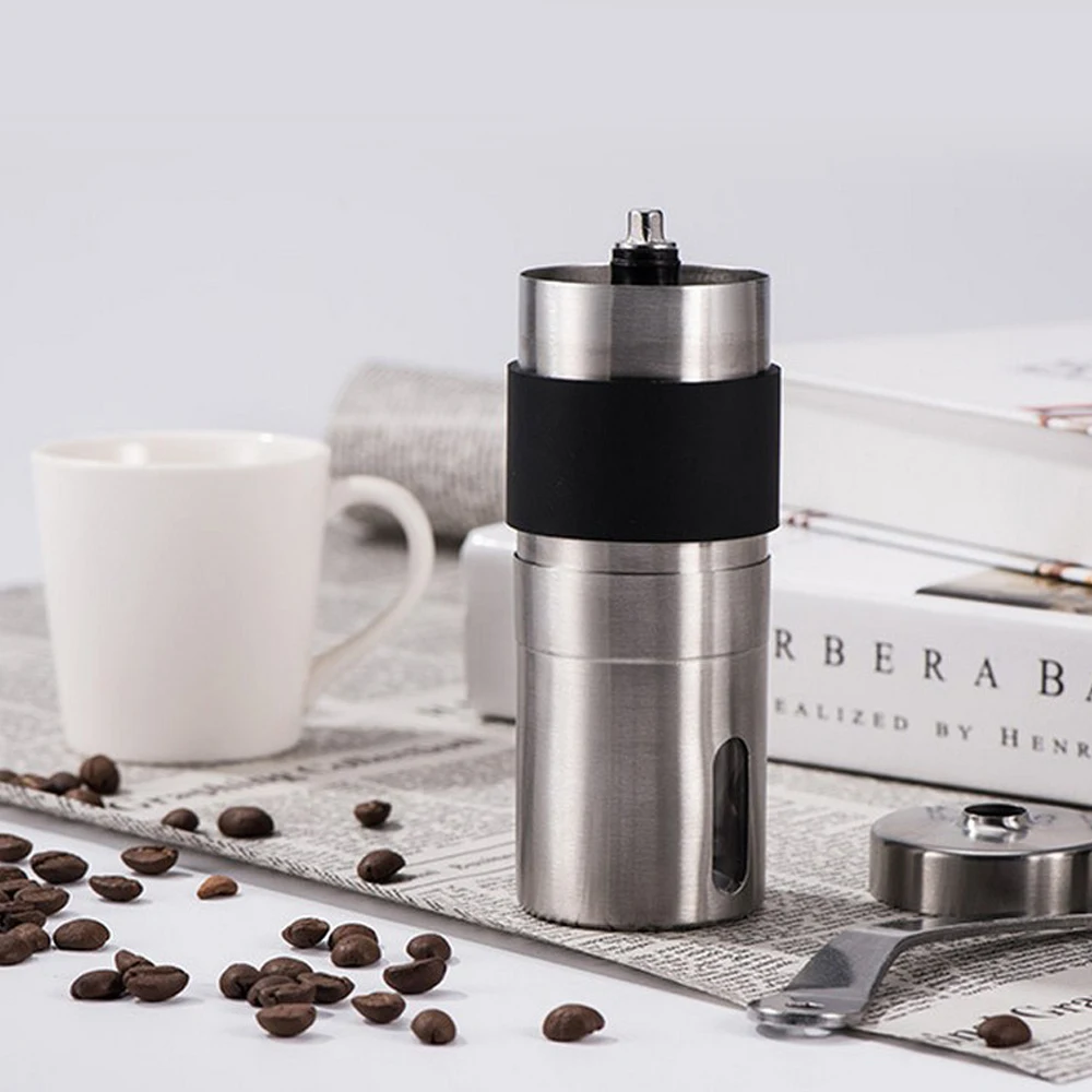 Adjustable Manual Coffee Grinder Stainless Steel Coffee Bean Mill With Rubber Loop Ring Easy Clean Kitchen Handmade Grinders
Adjustable Manual Coffee Grinder Stainless Steel Coffee Bean Mill With Rubber Loop Ring Easy Clean Kitchen Handmade Grinders