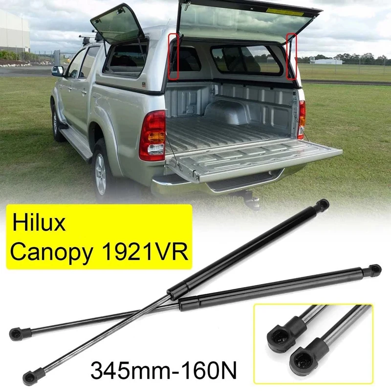 345 мм 160N автомобильные удлиненные газовые стойки для Toyota Hilux Canopy, замена для 1921VR Canopy, задний ствол окна 1K5827550C
345 мм 160N автомобильные удлиненные газовые стойки для Toyota Hilux Canopy, замена для 1921VR Canopy, задний ствол окна 1K5827550C